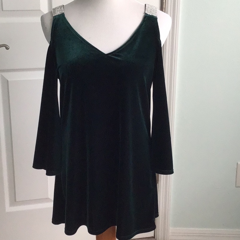 Woman’s velvet tunic top  - S. Levine
